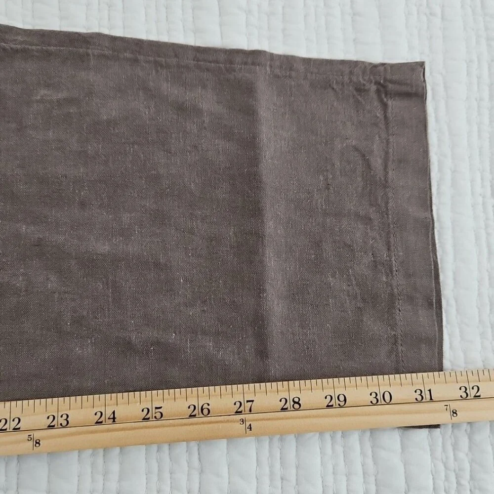 H&M Men's‎ Linen Blend Jogger Men's XXL Brown Drawstring Elastic EUC Lightweight